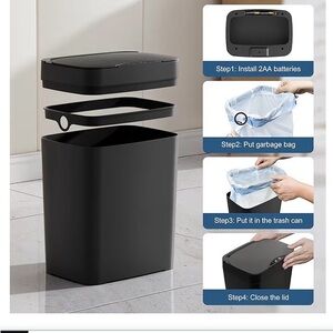 Vanpopubs Smart Trash Can - Black
